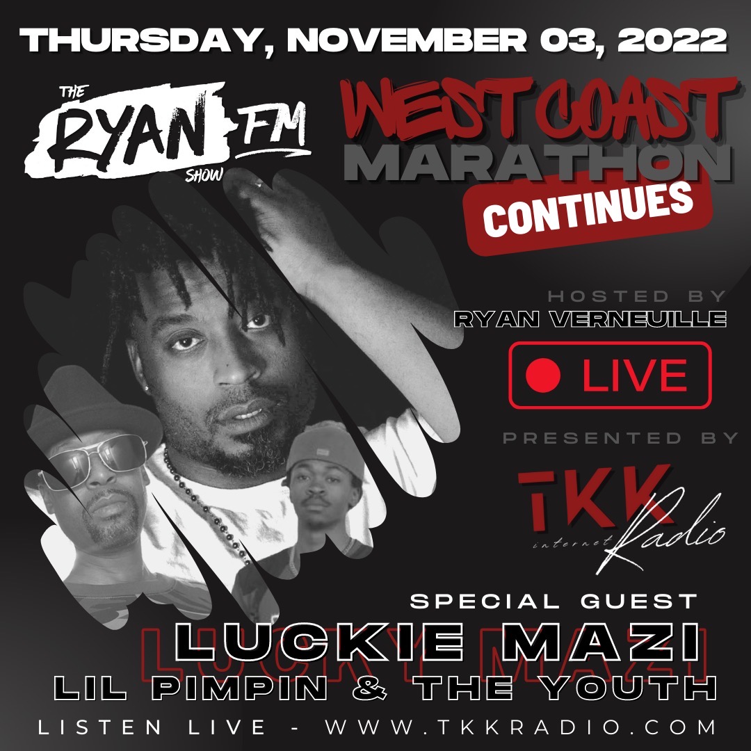 Luckie Mazi — TKK Radio West Coast Marathon, The Ryan FM Show · Nov 3, 2022